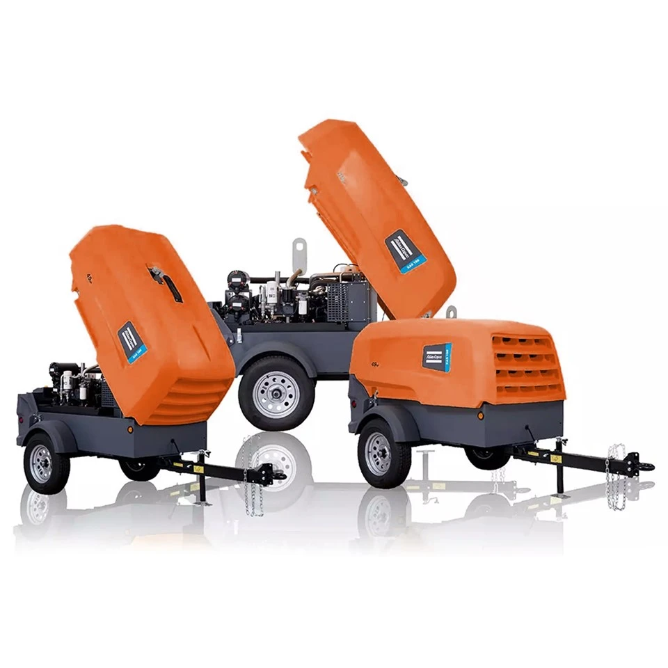 Atlas Copco Mobile ضاغطات الهواء القابلة للتجول الصغيرة للبيع
