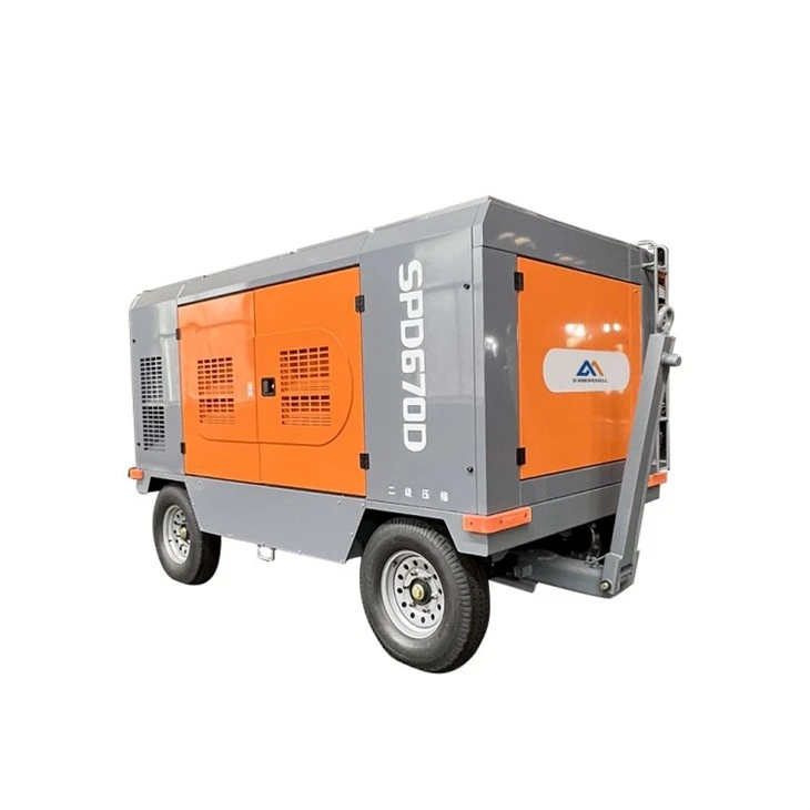 Portable Diesel-driven Twin-screw Rotary Screw Air Compressor